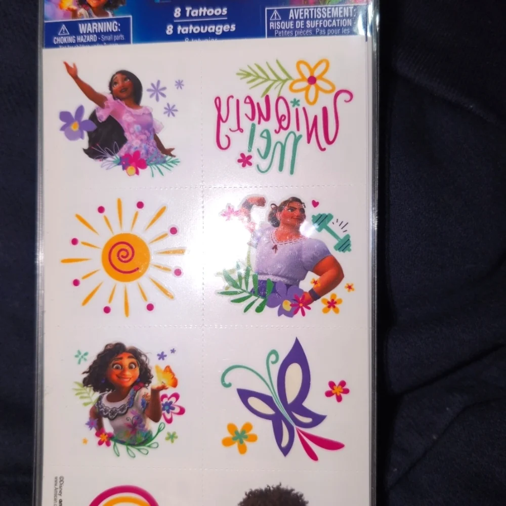 Disney Encanto Temporary Tattoos - Multicolor